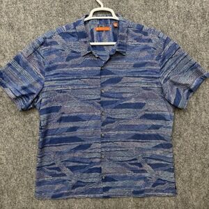 Tori Richard button up Hawaiian shirt men's size 2XL cotton lawn USA